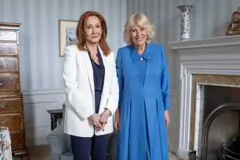 J.K. Rowling and Queen Camilla