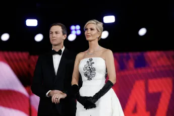Jared Kushner and Ivanka Trump at the inaugural ball
