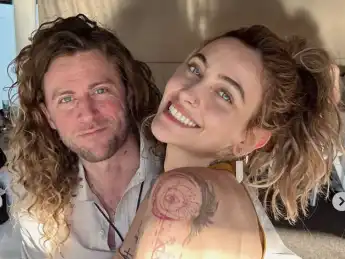 Justin Long and Paris Jackson