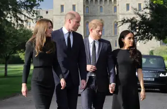 Duchess Kate, Prince William, Prince Harry and Duchess Meghan