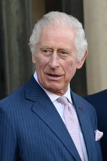 Le Roi Charles III au Palais de l Elysee NEWS : Emmanuel Macron recoit le Roi Charles III a l Elysee- Paris - 21/09/2023