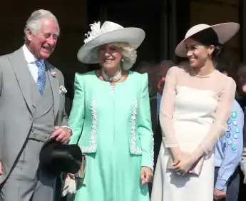 King Charles III, Queen Camilla and Meghan Markle