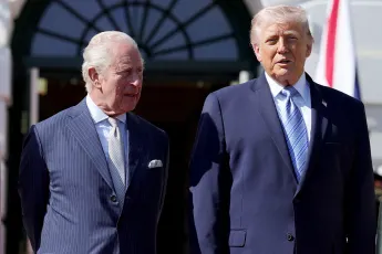 King Charles III and Donald Trump