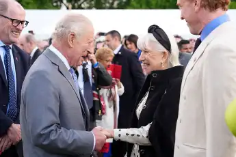 King Charles III and Helen Mirren