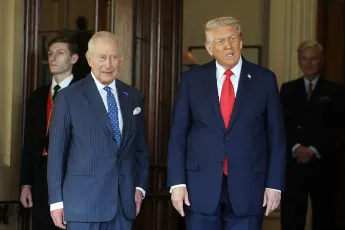 King Charles and Donald Trump