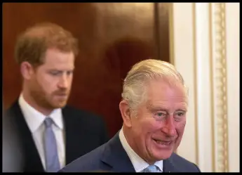 King Charles and Prince Harry
