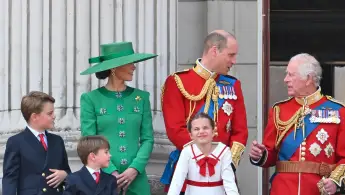 King Charles Prince William Duchess Kate Prince George Princess Charlotte Prince Louis