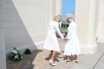 Queen Camilla and Brigitte Macron