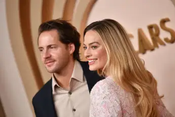 Margot Robbie and Tom Ackerley
