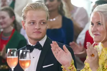 Marius Borg Hoiby and Princess Mette-Marit of Norway