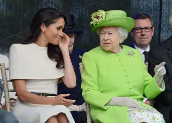 Meghan Markle and Queen Elizabeth II