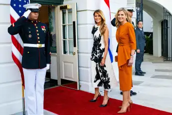 Melania Trump and Queen Maxima