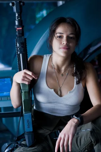 Michelle Rodriguez in "Avatar"