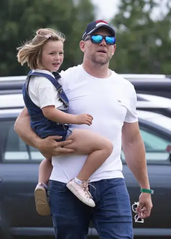 Mike Tindall and Daughter Mia, 6, Share Father-Daughter Moment