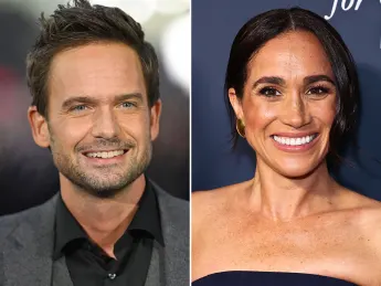 Patrick J. Adams and Meghan Markle
