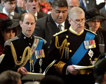 Prince Edward and Prince Andrew