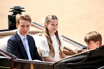Prince George, Princess Charlotte and Prince Louis