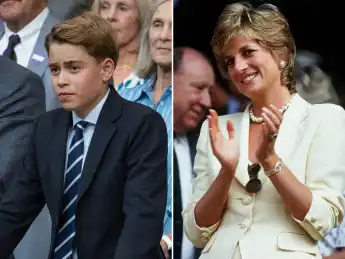 Prince George and Princess Diana