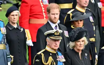 Prince Harry, Meghan Markle, King Charles III, Queen Camilla