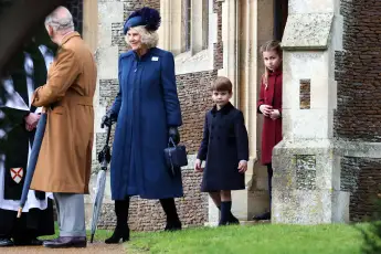 Prince Louis royal Christmas service 2022 Sandringham pictures photos William and Kate son