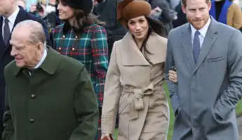 Prince Philip, Duchess Meghan and Prince Harry