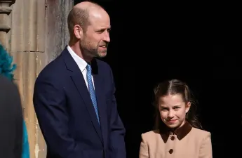 Prince William and Princess Charlotte