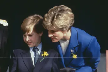 Prince William and Princess Diana