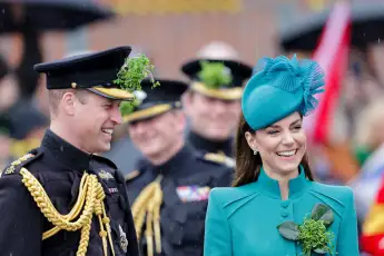Prinz William und Prinzessin Kate bei der St. Patricks Day Parade in Aldershot . 17/03/2023. London, United Kingdom. Pri
