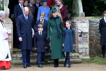 Prince William and Princess Kate with their children