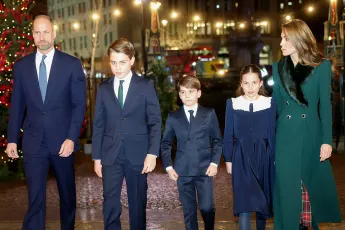 Prince William with his children