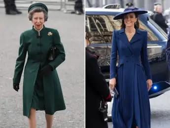 Princess Anne and Princess Kate