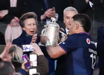 Princess Anne and Sione Tuipulotu