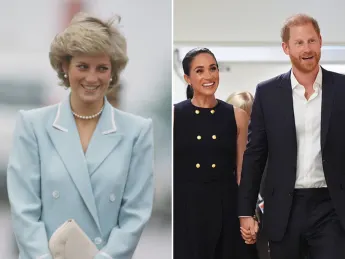 Princess Diana, Prince Harry and Meghan Markle
