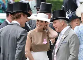 Princess Eugenie and King Charles III
