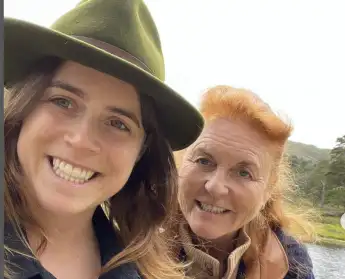 Princess Eugenie and Sarah Ferguson