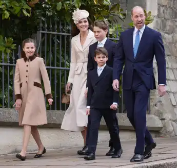 Princess Kate and Prince William with their children