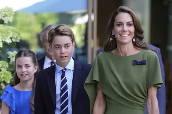 Princess Kate with her children