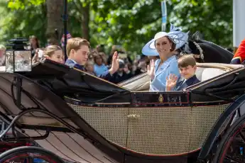 Princess Kate with her children