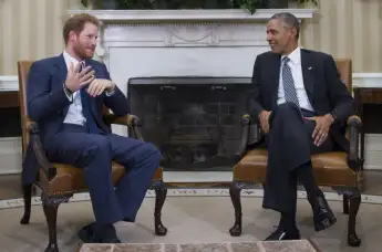 Prince Harry Barack Obama