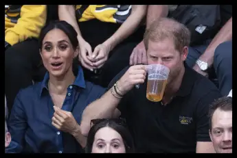 Prince Harry and Duchess Meghan at the Invictus Games in Düsseldorf 2023