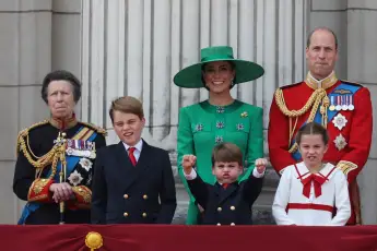 Prince Louis provided some laughs at the Trooping the Colour Parade