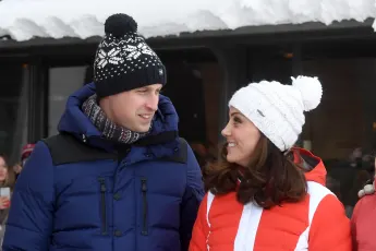 Prince William and Princess Kate went skiing in the Alps
