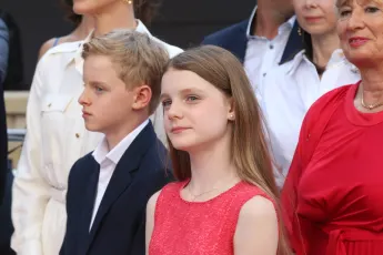 Princess Gabriella and Crown Prince Jacques in July 2026