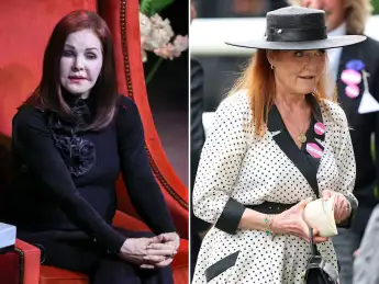 Priscilla Presley and Sarah Ferguson