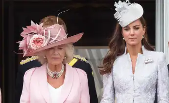 Queen Camilla and Princess Kate