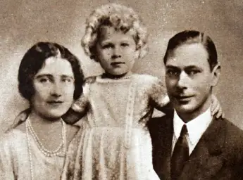 Queen Elizabeth II father relationship King George VI