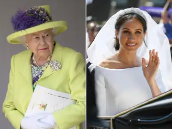 Queen Elizabeth II and Meghan Markle