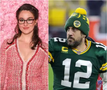 These Stars Are Married To Professional Football Players: NFLers wives partners girlfriends 2021 Aaron Rodgers Shailene Woodley engaged