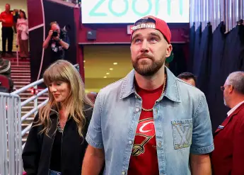 Taylor Swift and Travis Kelce