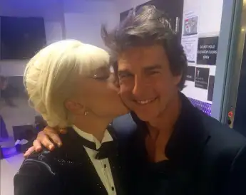 Lady Gaga and Tom Cruise face change 2022 new picture photo Instagram